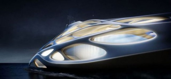 Zaha Hadid 128m Superyacht of the Future for Blohm + Voss